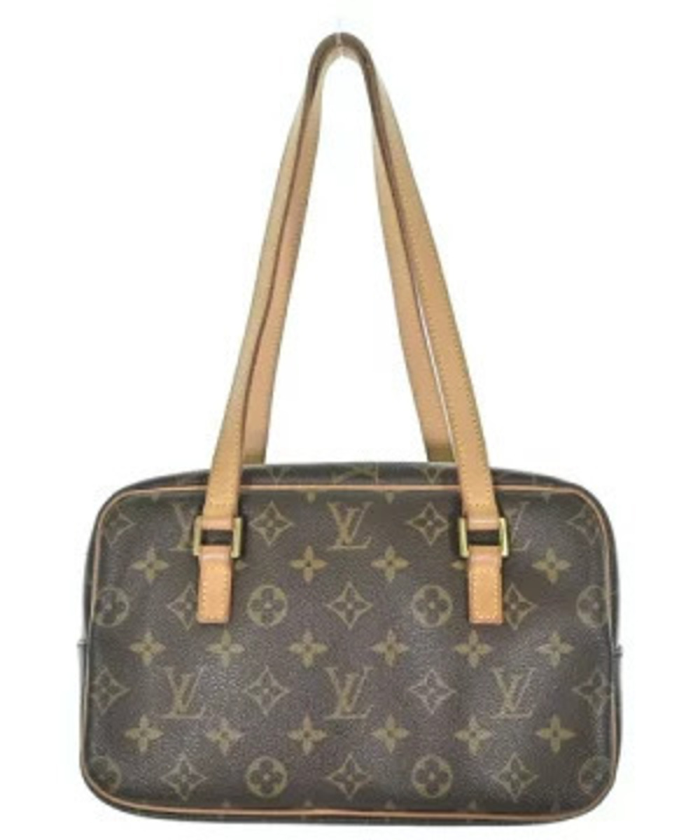 Louis Vuitton Beige pattern Brown All Handbag over Tan Brown
